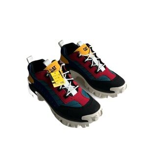 Caterpillar Intruder Urban Outdoor Size 11 Black Scarlet Unisex Hiking Sneakers